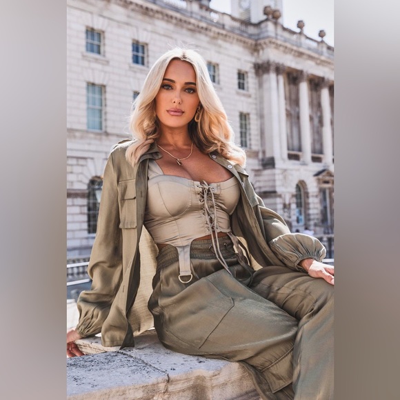 LACE UP CORSET TOP - Picture 5 of 5